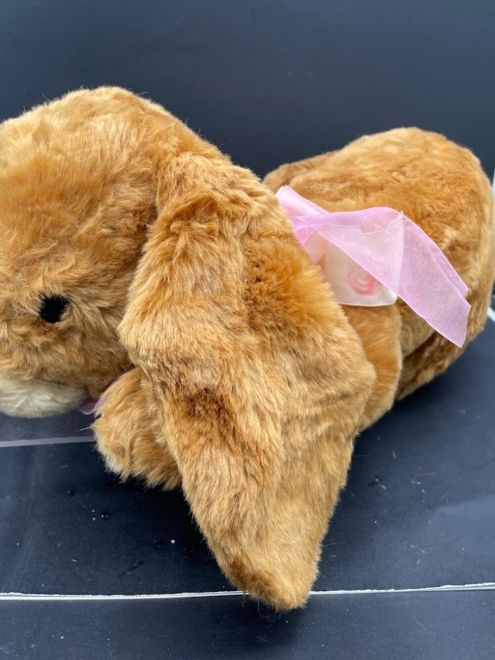 2002 Commonwealth Large Plush Brown Bunny Rabbit Floppy Soft Rabbit Plush